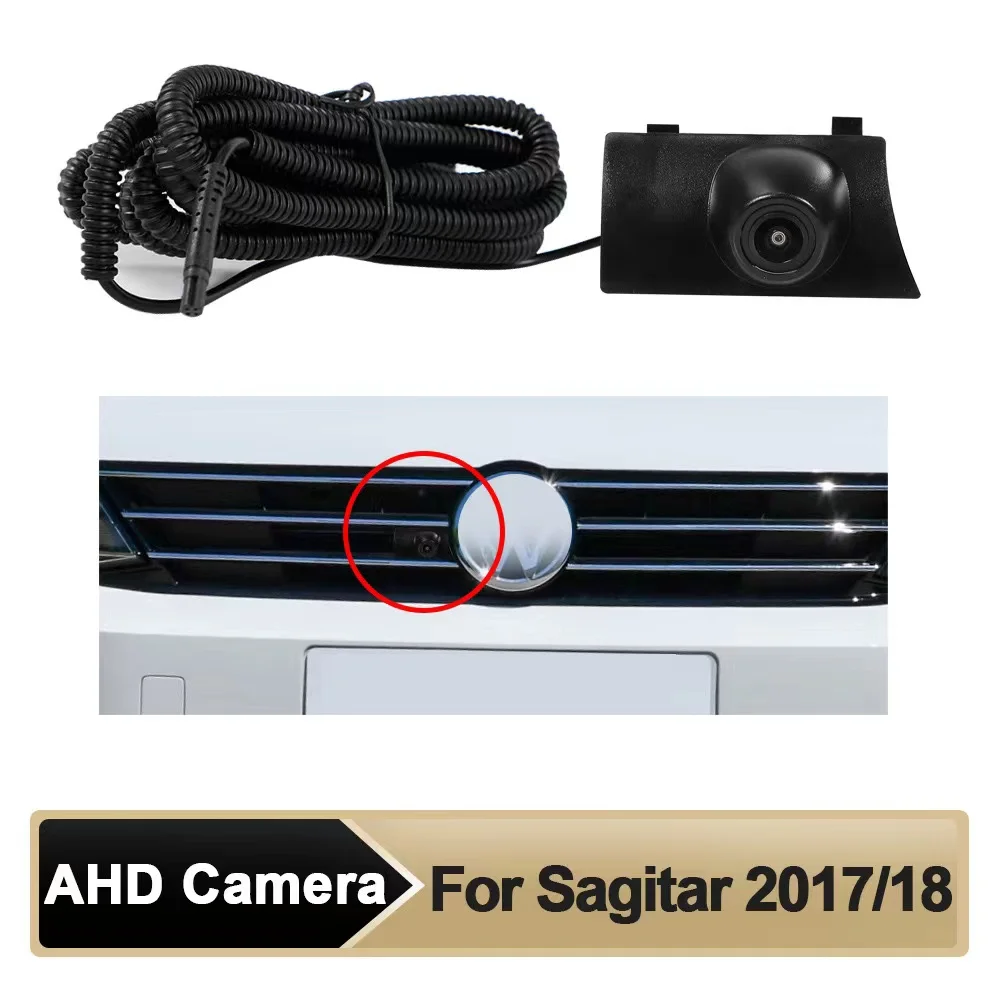 

Car AHD Front View OEM Camera HD Night Vision Fisheye 150° Chrome Camera for VW 2017/2018 Sagitar Parking Monitoring System