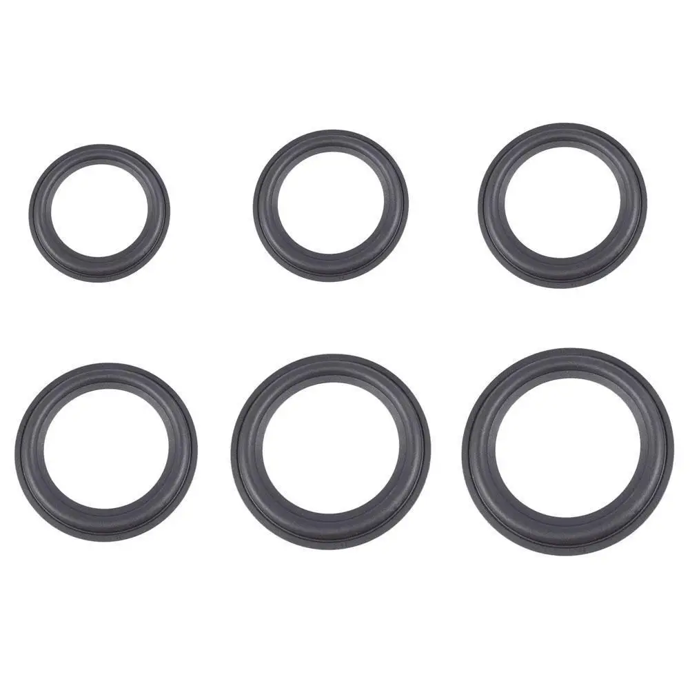 Anel de Borracha para Alto-falante 1pc 4/5/6.5/8/10/12 polegadas Kit de Reparo Dobrável Macio e Durável para Proteção de Borda de Woofer Substituição de Borracha