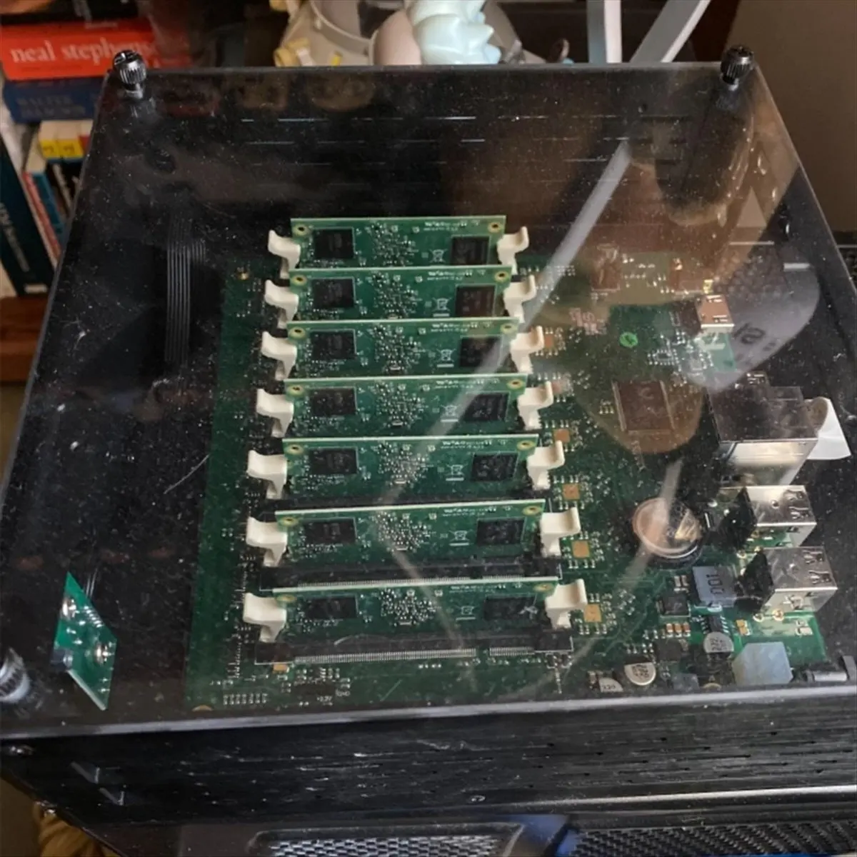 2026 جديد + A01 الألومنيوم Mini-ITX HTPC هيكل الكمبيوتر المكتبي الأسود الزجاج المقسى HTPC Mini ITX لتقوم بها بنفسك حالات الكمبيوتر