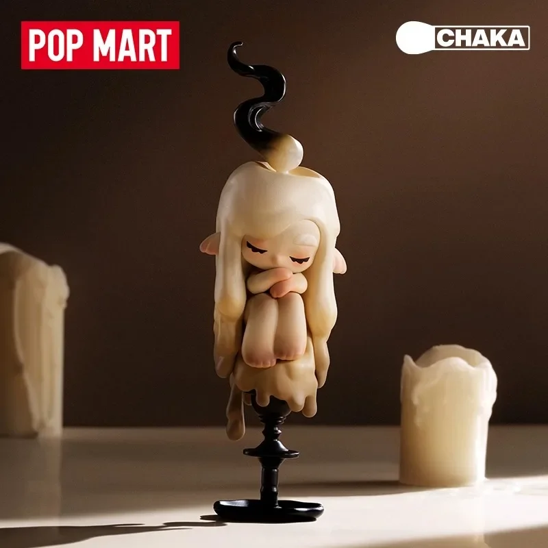 POP MART CHAKA Light Chasing Elf Series Handicraft Blind Box Toys Caja Ciega Kawaii Doll Action Figure Toys Model Mystery Box