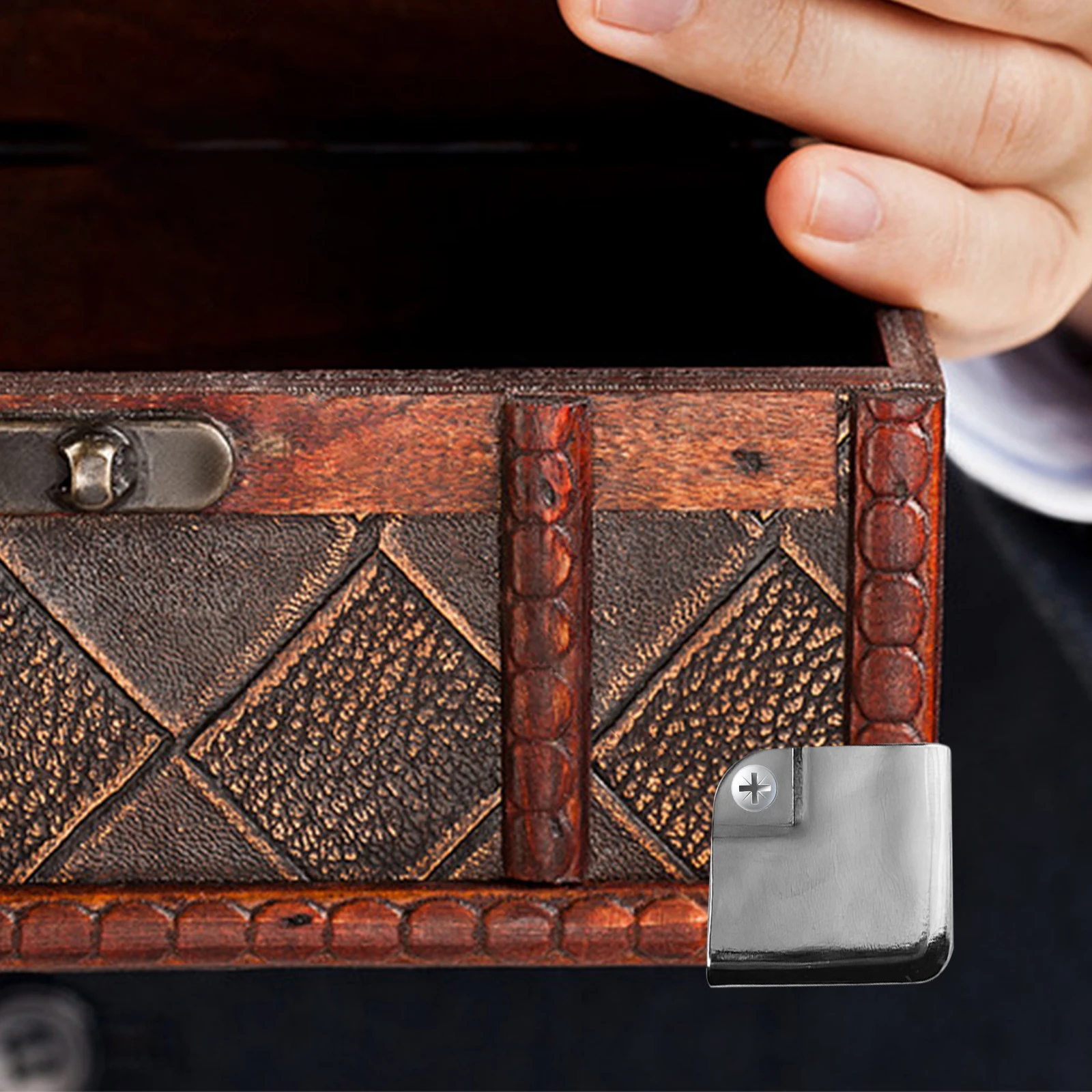 10 قطعة حماة الزوايا المعدنية الجدول الأثاث التعبئة والتغليف الحرس تركيب بسيط متعدد الوظائف سلامة الجدول ركن الحرس #3