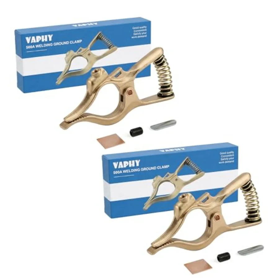 

T-Style Welding Ground Clamp Brass
