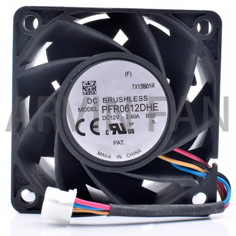 Brand New Original PFR0612DHE 6cm 6038 60mm 60x60x38mm 12V 2.40A Server Large Air Volume Cooling Fan