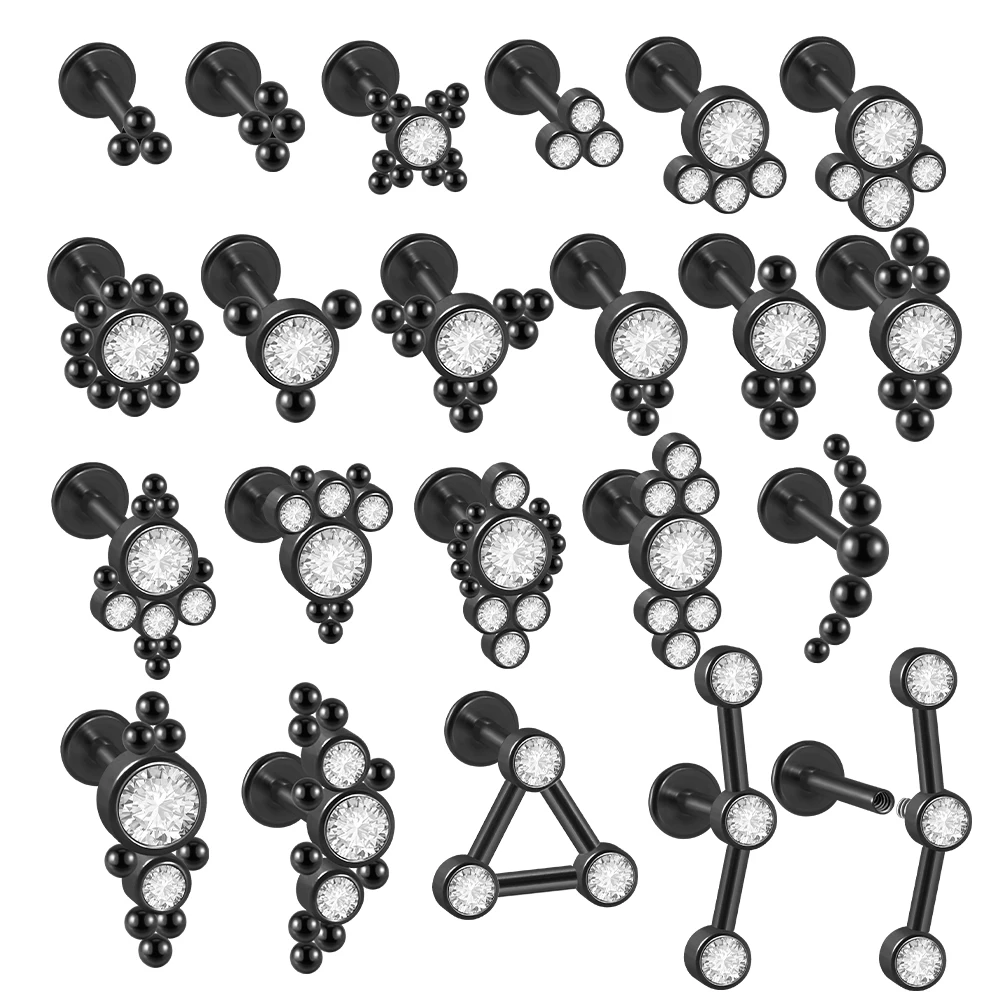 Серьга-гвоздик-из-хирургической-стали-с-фианитом-ювелирное-украшение-для-пирсинга-губ-хрящевой-ткани-уха-Козелка-завитка-ушной-раковины-лета-тела-черный-цвет-1-шт