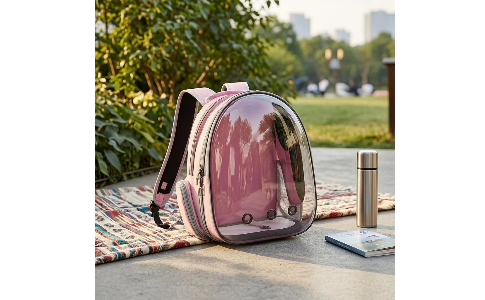 Cat Bubble Backpack Carrier Mesh Pocket Transparent Pet Carrier Backpack Ventilation Ventilated