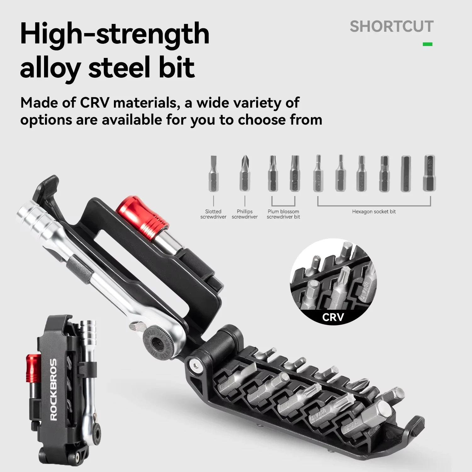 Multifunctional Repair Tools Ratchet Wrench Set Bike Compact Folding Combination Repair Kit For Bicycle Car Household Tool