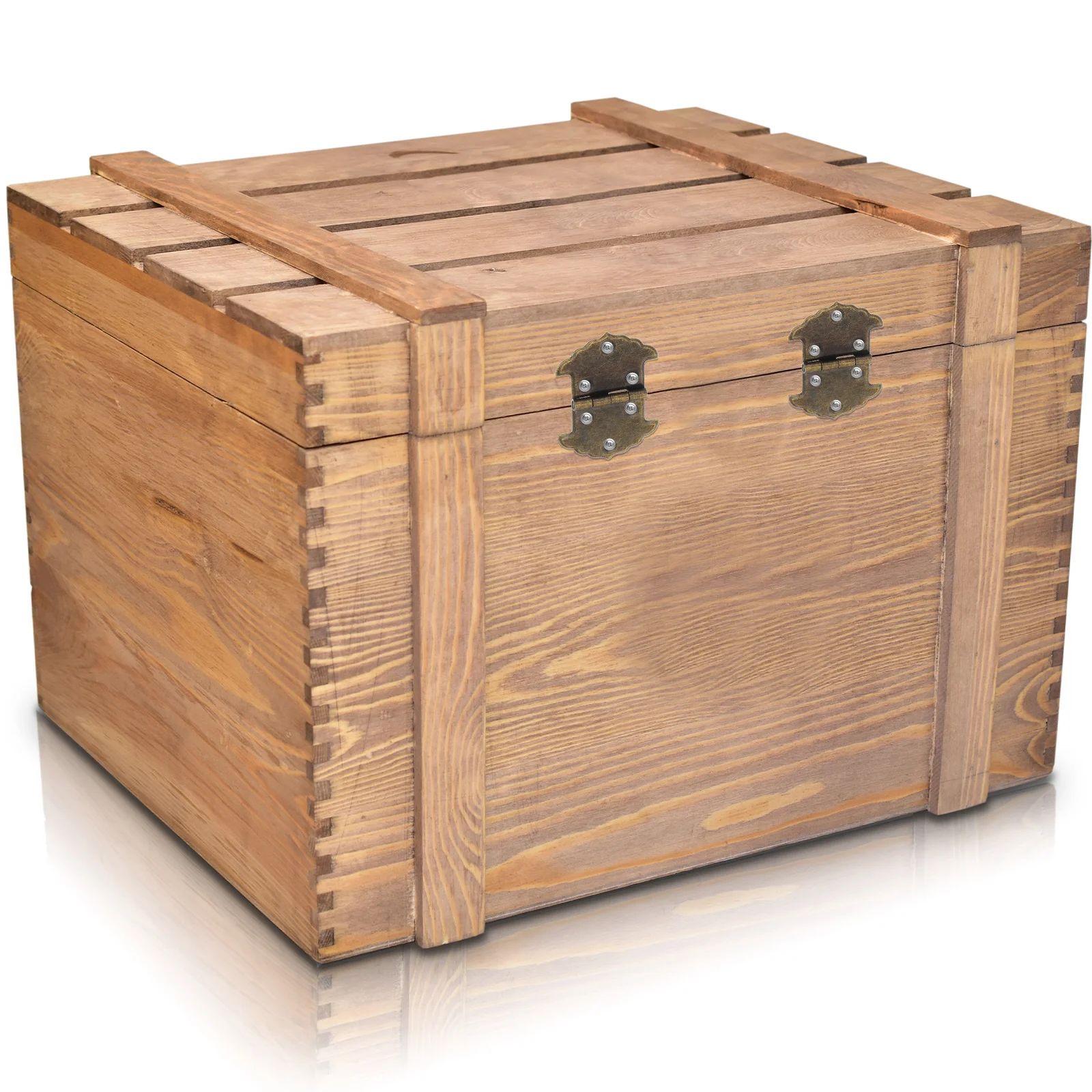 1 Set Cerniere Scatole di legno Confezione da 2 Cerniere piccole per progetti artigianali Sostituzione cerniera decorativa durevole in stile vintage per gioielli