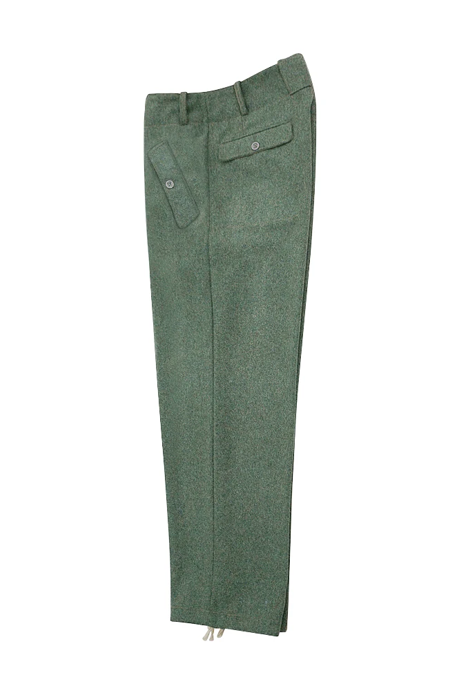 GUWB-104 WWII German Heer M44 field grey wool trousers