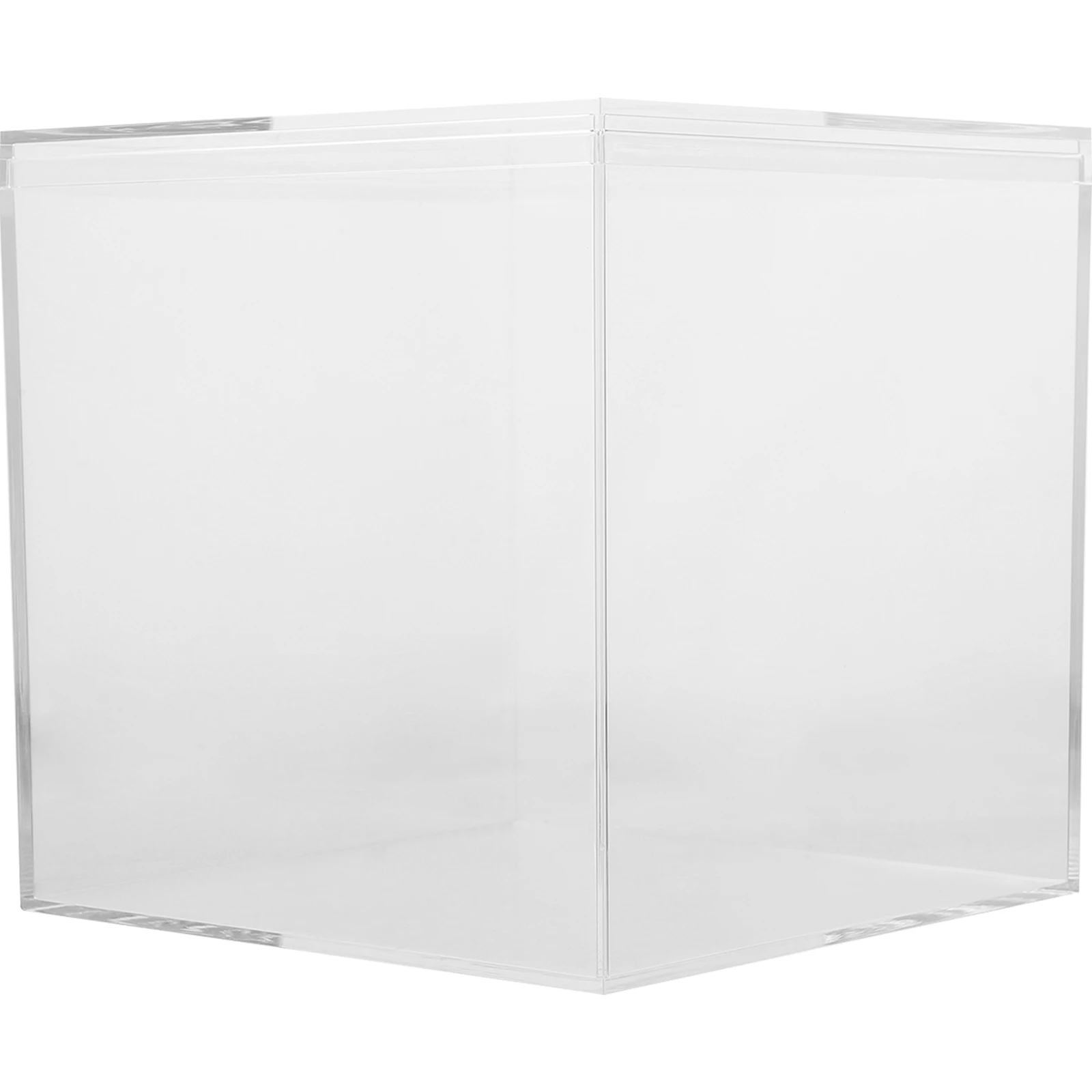 

Clear Display Case Storage Box Transparent Holder Collection Showcase Organizer Container For Figures Crafts Mineral