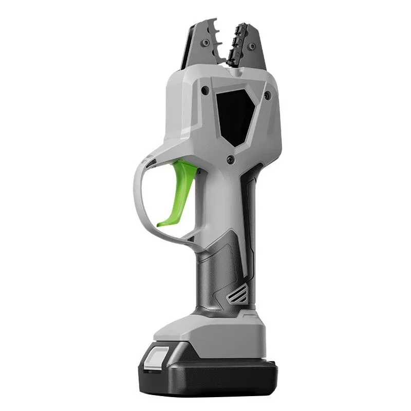 2 in1 Electric Wire Stripper & Crimping Pliers Rechargeable Lithium Battery Powered Cable Stripping Terminal Crimping Tool