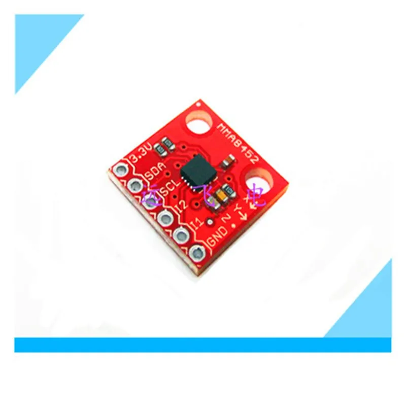 Inclinação do módulo do sensor de aceleração de três eixos de mma8452 digitas