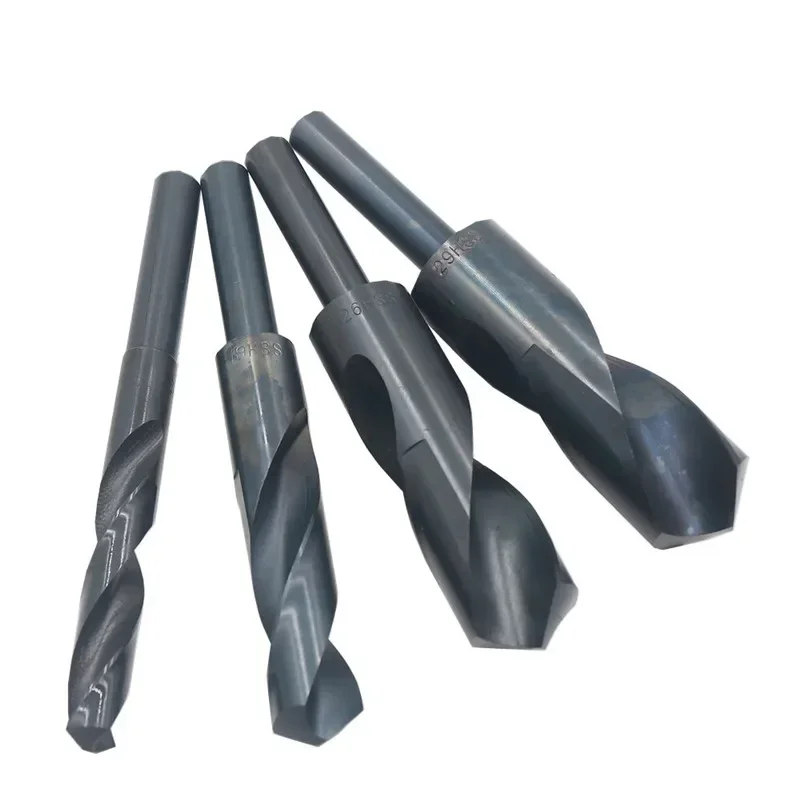 JUSTINLAU HSS 4241 High Speed Steel Twist Drill Bit Black 1/2 Straight Shank 13.5/14/14.5/15/15.5/16/16.5mm