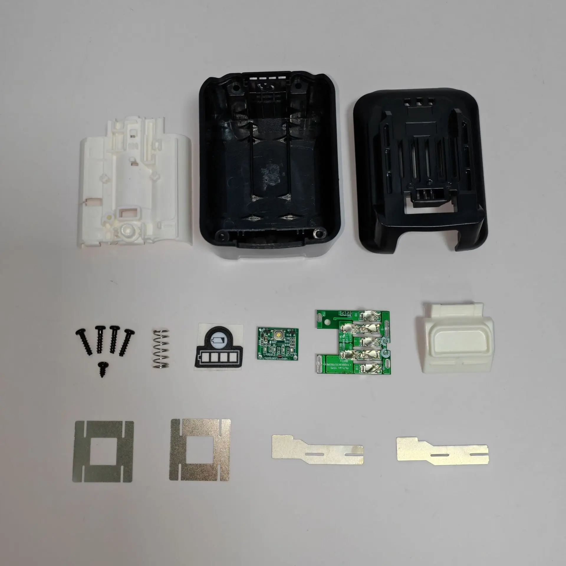 

Replace Makita 12V original tool battery box DIY BL1041B 12V 5.0Ah 4.0Ah 6.0Ah battery sleeve 6-core 18650 with lamp