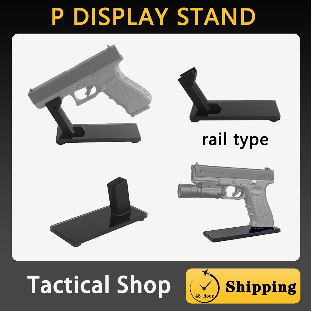 

Universal Pistol Display Stand with Magazine Mount, Gun Rack for Display, Storage, Cleaning & Maintenance