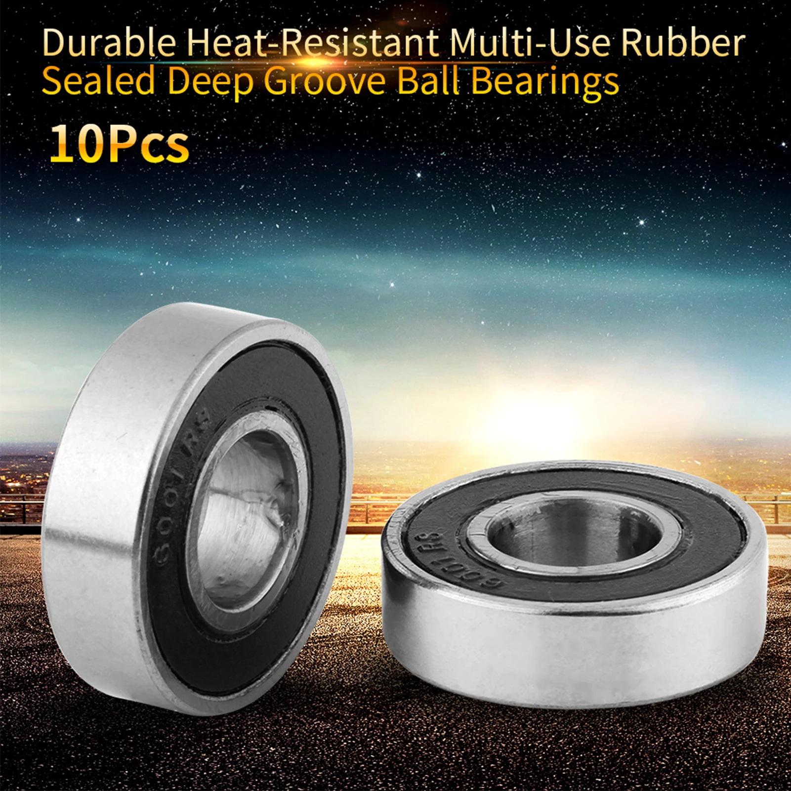 MultiUse Rubber Sealed   60012RS Ball Bearings(12x28x8mm) Bearing Ball Bearings Lot Steel Ball Bearings