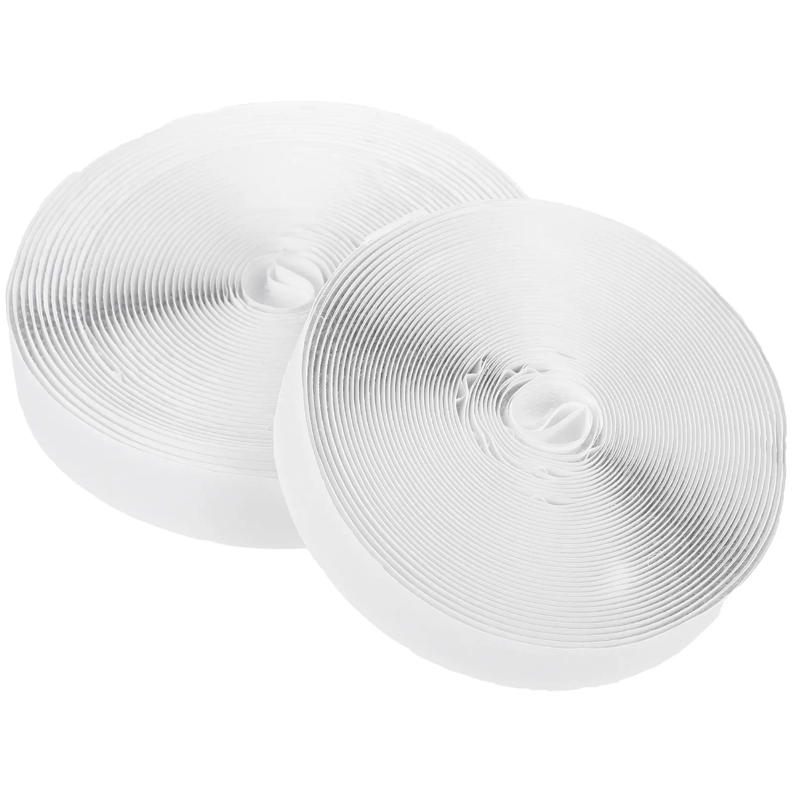 

2 рулона двусторонней самоклеящейся ленты-липучки для дома, офиса, крепления ковровых покрытий, фиксации кабелей, прочные и долговечные.