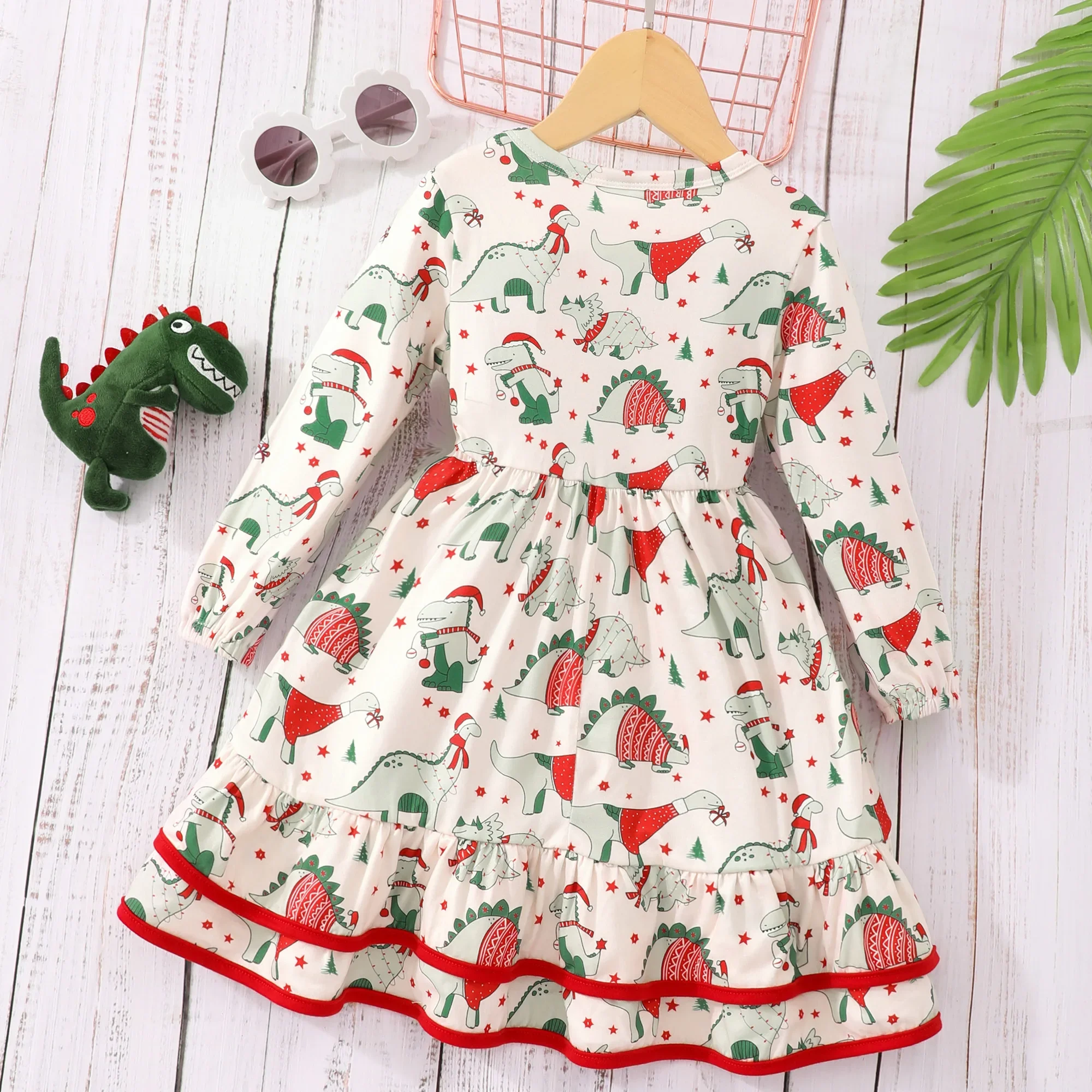 2024 Dress for Kids Girl Clothes 2 3 4 5 6 7 8 Years Old Summer Autumn Long Sleeve Birthday Dress Baby Girls Princess Dresses