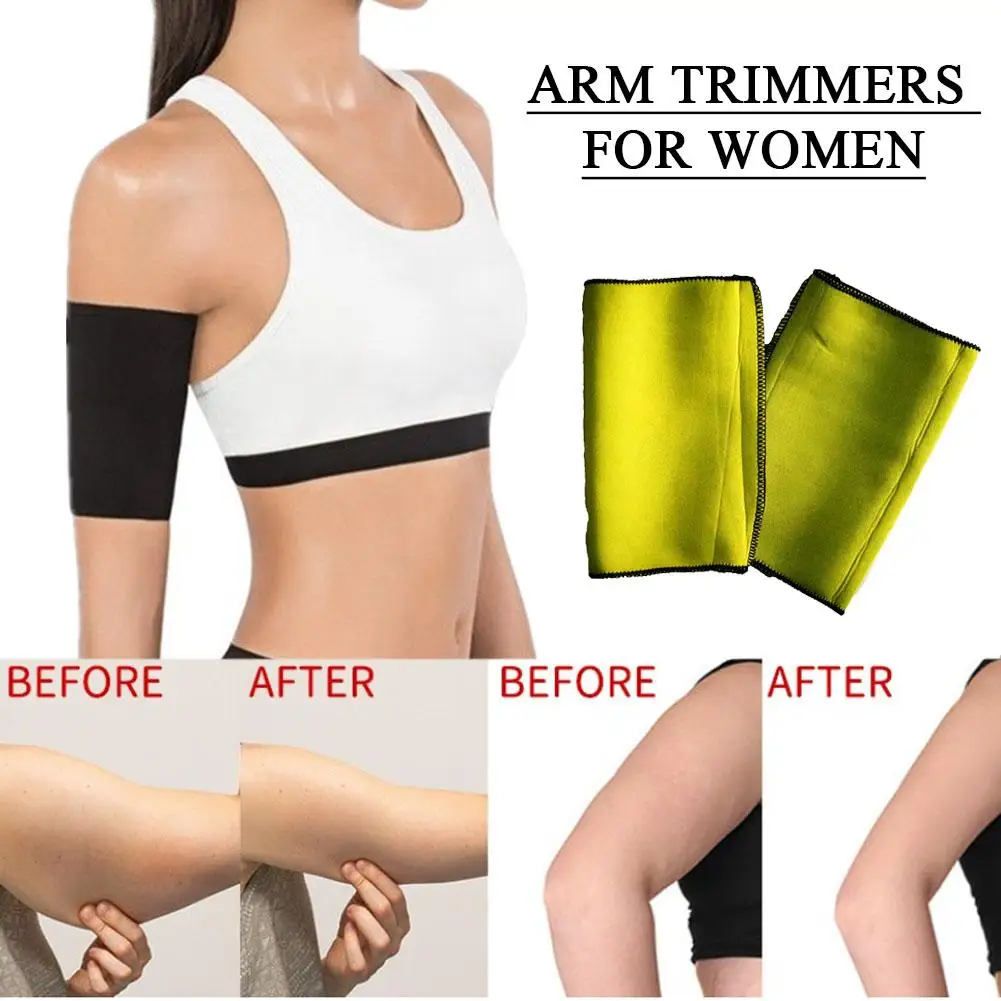 CXZD 2021 New 1Pair Arm Trimmer Neoprene Women's Arm Control Shapers Sleeve Belt Arm Shaper Slimmer for Women Plus Size