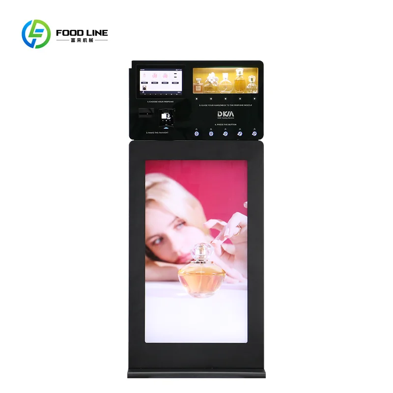

Perfume Spray Vending Machine Fully Automatic Smart Perfume Dispenser Spray Vending Machine With Stand
