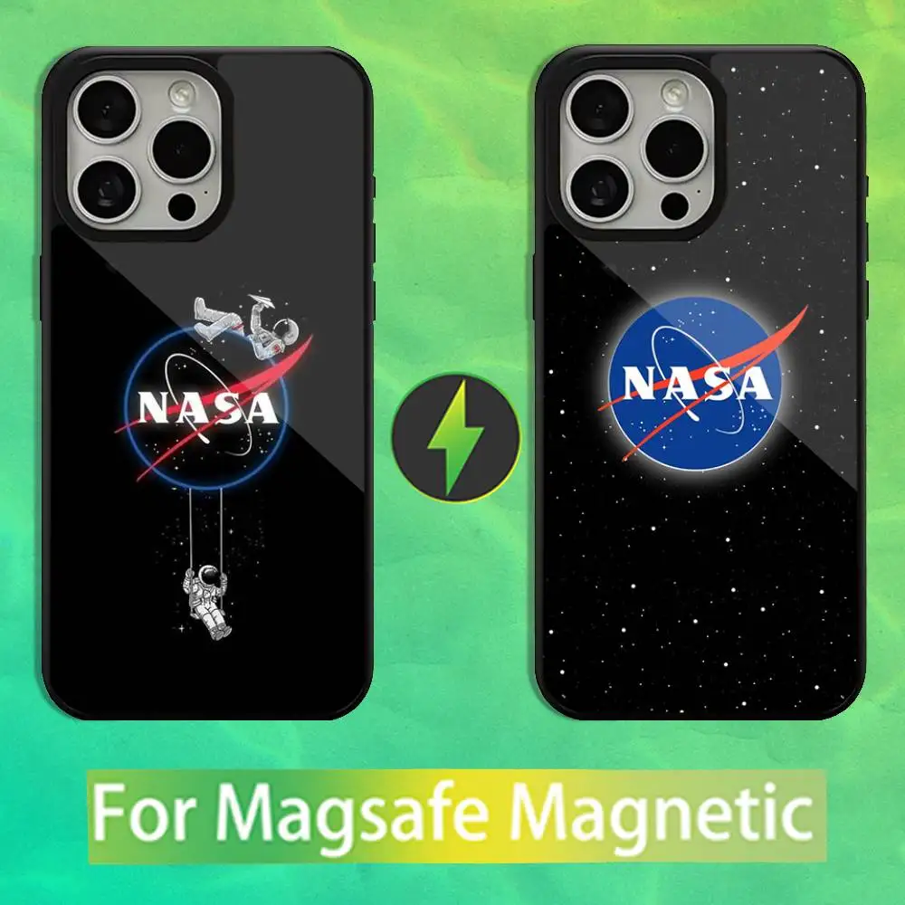 

Cool N-Nasa-es Space Logo Phone Case For iPhone 16,15,14,13,12,11,Pro,Max,Plus,Mini,Magsafe,Magnetic Wireless Charging Case