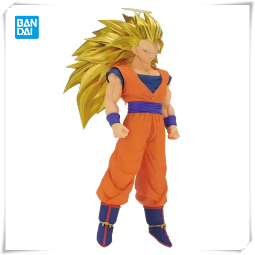 

Bandai Original Banpresto Anime Dragon Ball BOS SP 20 Super Saiya3 Son Goku PVC Action Figure Model Collectible Toys