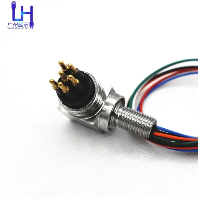 MCBHRA6M Marine Wire Connectors IP69K underwater connector Right-angleWaterproof ROV Thruster Terminals Submarine Power Cable