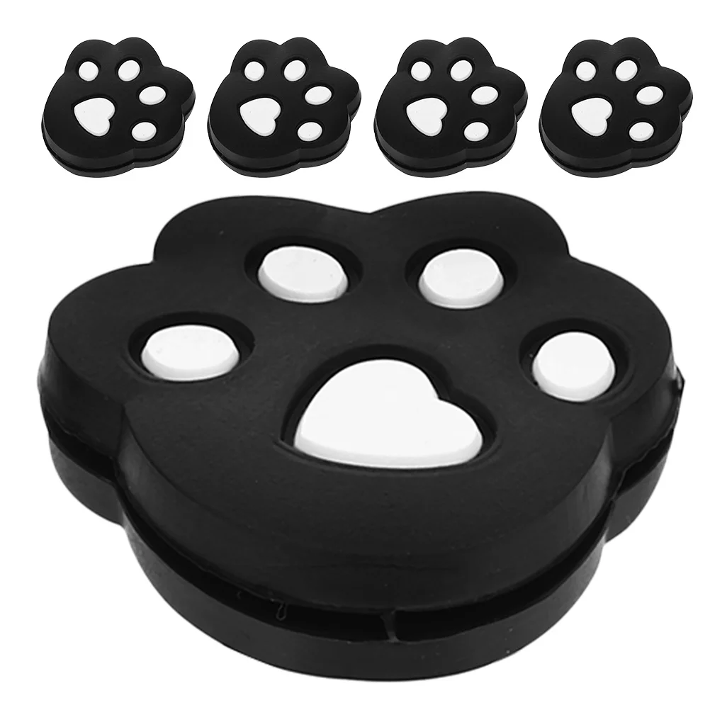 5Pcs Tennis Racket Silicone Shock Absorber Dampeners Vibration Dampening Soft Rubber Shock Absorbers Tennis Accessories