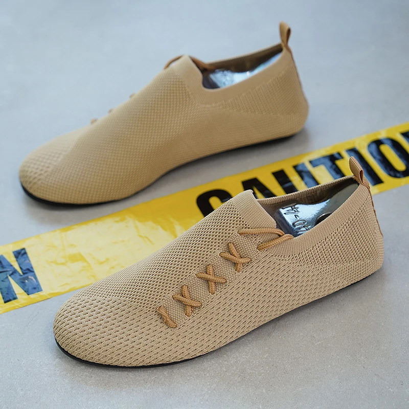 

YRZL Loafers for Men Summer Casual Shoes Breathable Slip On Lightweight Driving Non Slip Comfortable Walking Shoes Mens Loafers