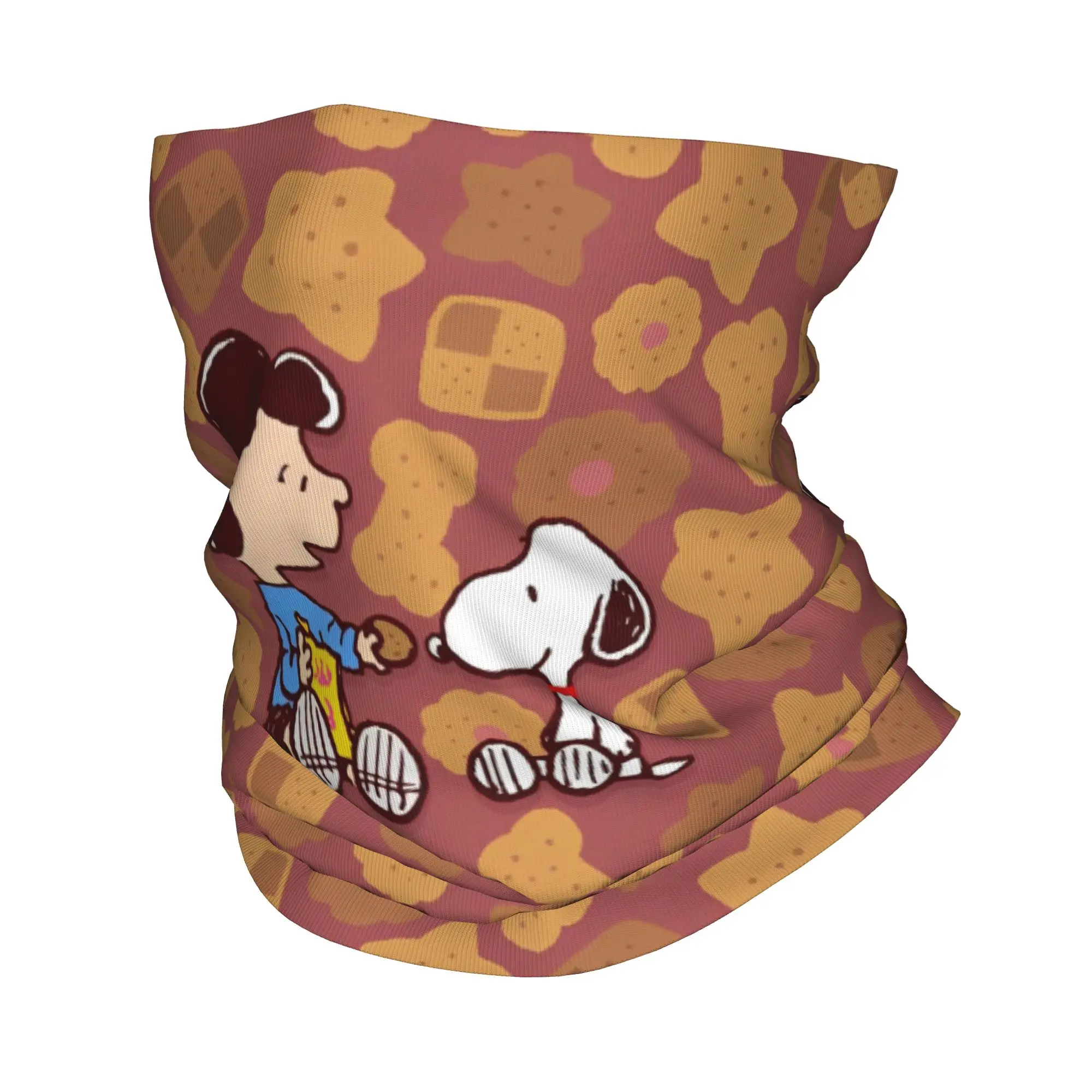 

Snoopys Cookie Sharing Bond Бандана Шея Маска Шарф Многофункциональный велосипедный шарф Спорт на открытом воздухе для мужчин Женщин Взрослых Моющийся