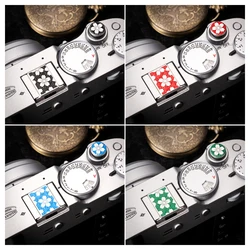 Sakura Camera Shutter Button For Fujifilm X100V XT30 Sony A7M3 A7M4 A6300 A6400 Canon R R5 R6 Nikon Z9 Z8 Camera Hot Shoe Cover