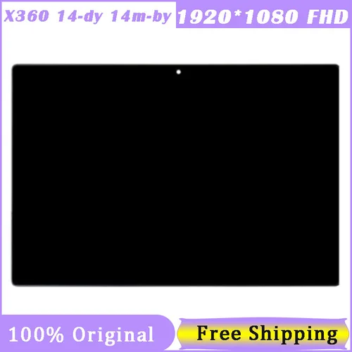 Pantalla táctil de 14 pulgadas para HP Pavilion X360 Convertible 14-dy 14m-por reemplazo del conjunto del digitalizador con marco 1920*1080 FHD
