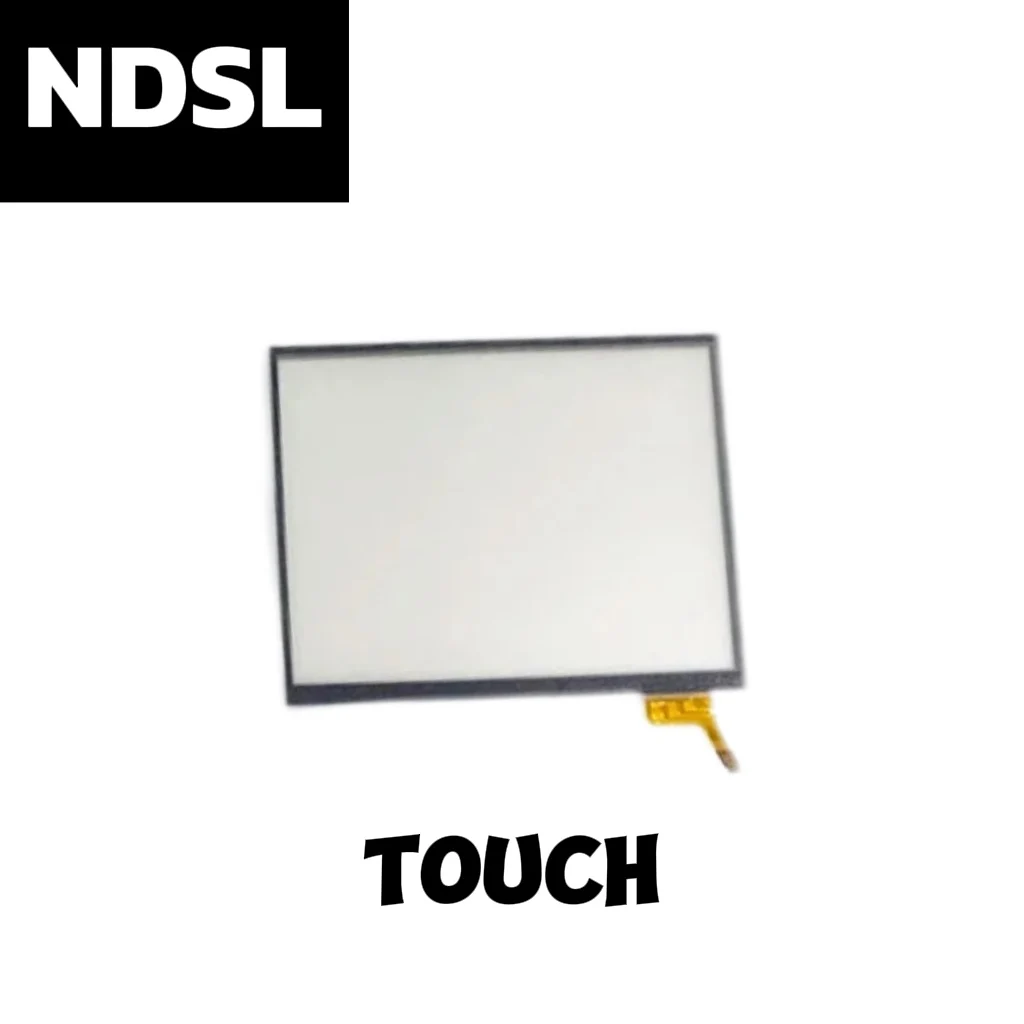 شاشة عرض LCD علوية وسفلية لوحدة تحكم ألعاب نينتندو DS Lite NDSL مع أجزاء إصلاح شاشة تعمل باللمس