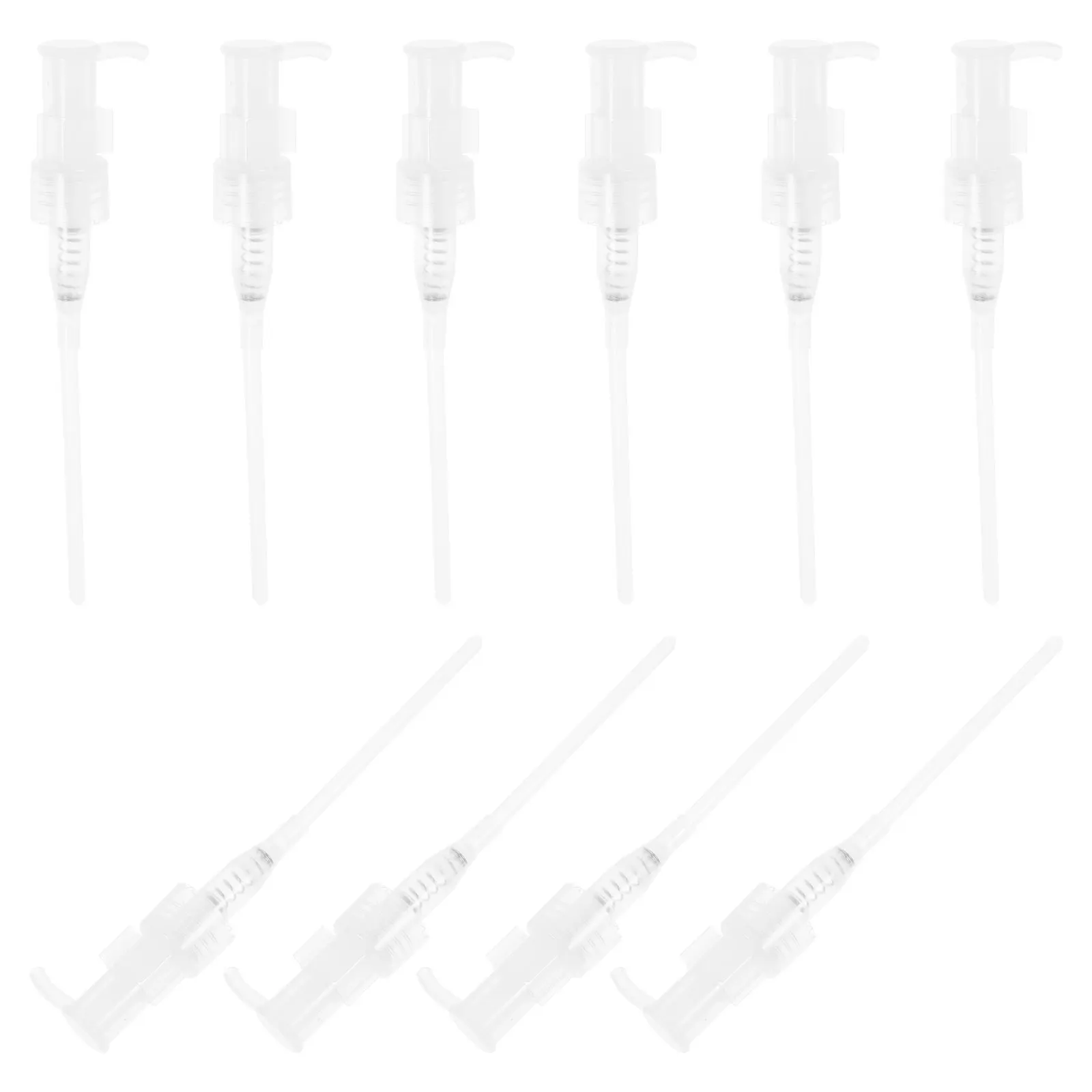 

10pcs Lotion Pump Replacement Plastic Shampoo Empty Bottle Oil Dispenser Durable Heads Refillable Container Set For Face