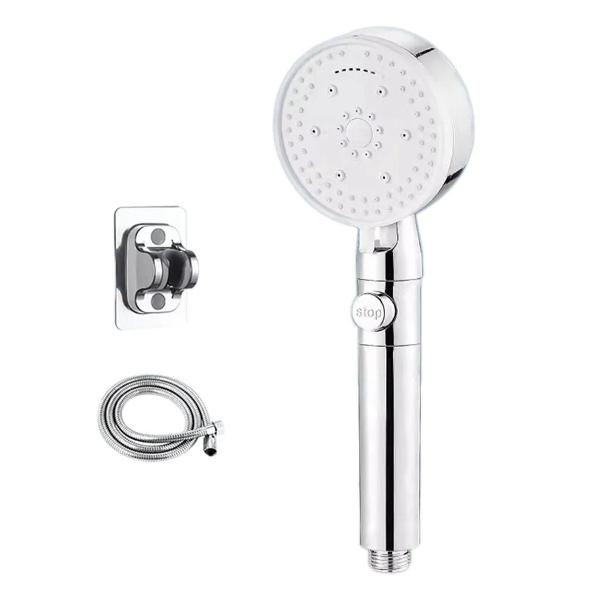 New Shower Head with Handheld, High Pressure Showerhead with Long Hose,Portable Handheld Shower Head B