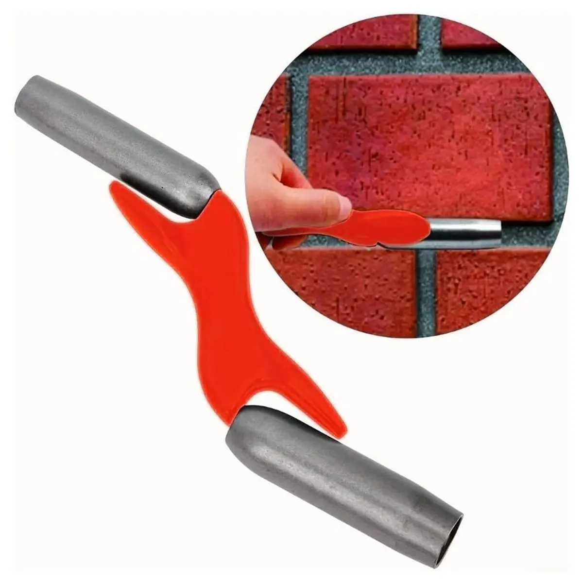 Ergonomic Brick Jointer Tool Set, 4 Sizes 1/2 5/8 3/4 7/8 Inch, Steel Handle, Includes Protective Cover [2026 MOCC]