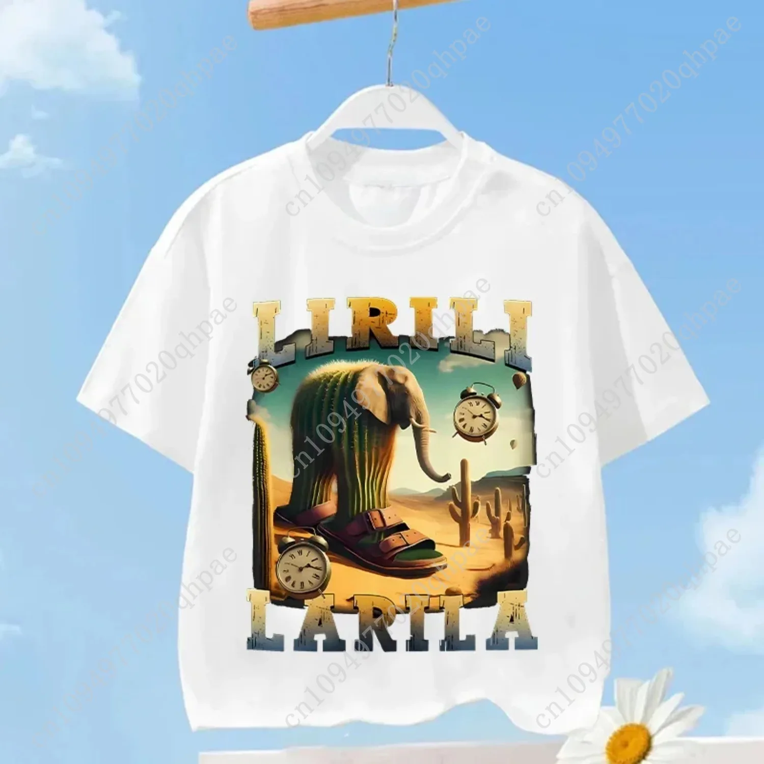 Tralalero Tralala enfants تي شيرت Tingtung Sahur Brainrot تي شيرتات الانمي garçon fille dwe à manches Courtes couverture en coton #4