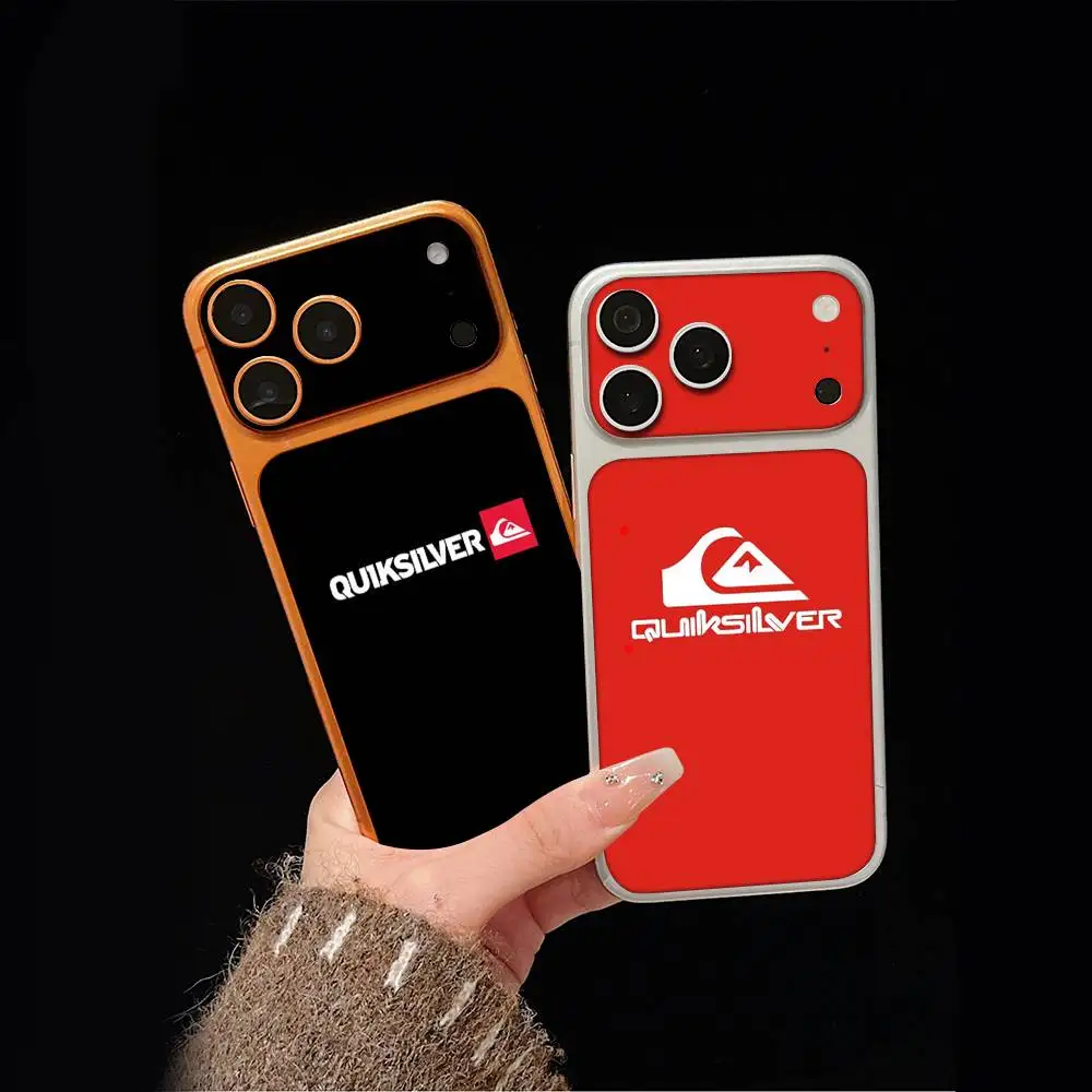 

Q-QuiksilverS LOGO Wrap Sticker For IPhone17 Pro/17pro Max Phone Decal Skin Rear Protector Case Film Full Cover
