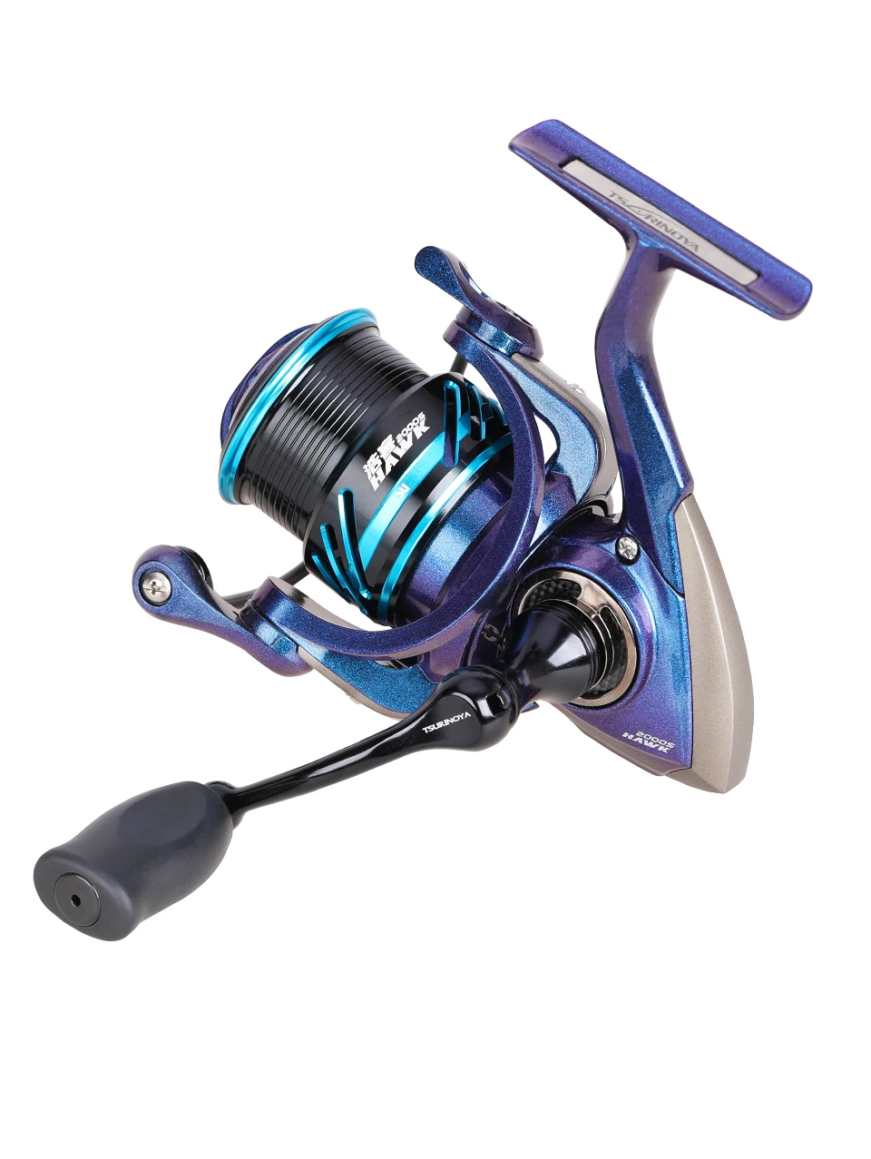 TSURINOYA Spinning Angelrolle HAWK 2000S 2500S 3000S Flache Spule Weitwurfrad 5,2:1 7kg Max Power Pike Bass Egi Rolle – Detail 35