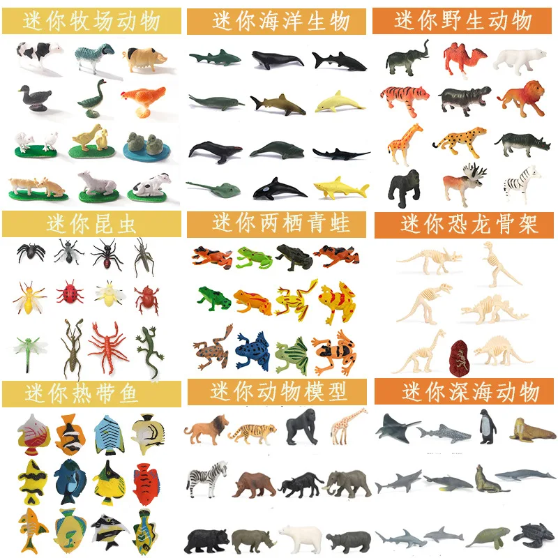 Simulation Wild Animal Miniature Insects Figurines Sets Teaching Aids Model Spider Biology Education Toys Landscape Ornaments