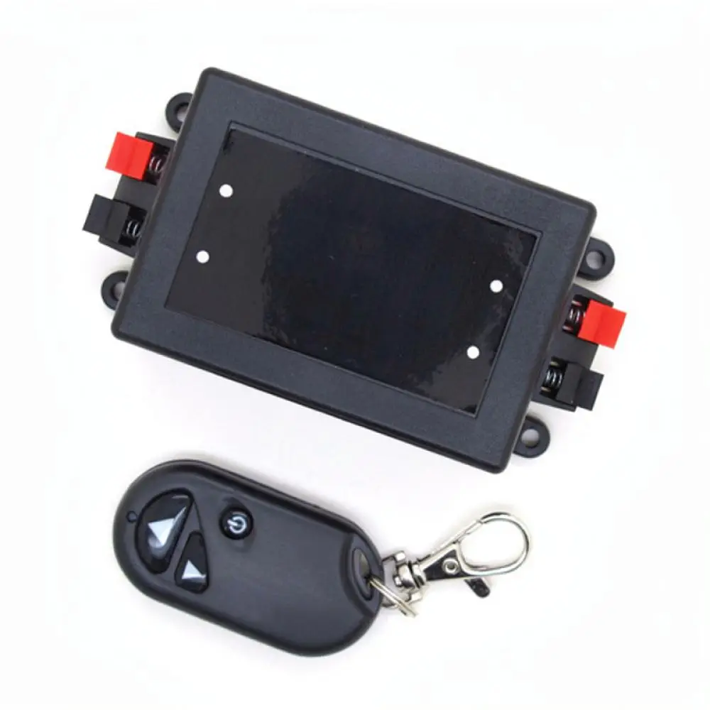 Wireless 3 Key Dimmer Switch For LED Strip Lights 12V 24V Adjustable Brightness Controller Compact Black Power Regulator