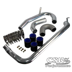Aluminum Intercooler Piping Kit Fit For Mitsubishi Lancer EVO 1 2 3 4G63 92-95