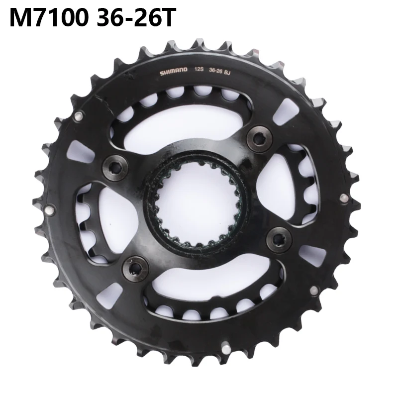 Plato Shimano CRM75 para SLX M6100 M7100 M8100, piezas de bicicleta de 12 velocidades, juego de bielas de engranaje 30T 32T 34T SM-CRM75 corona 12s