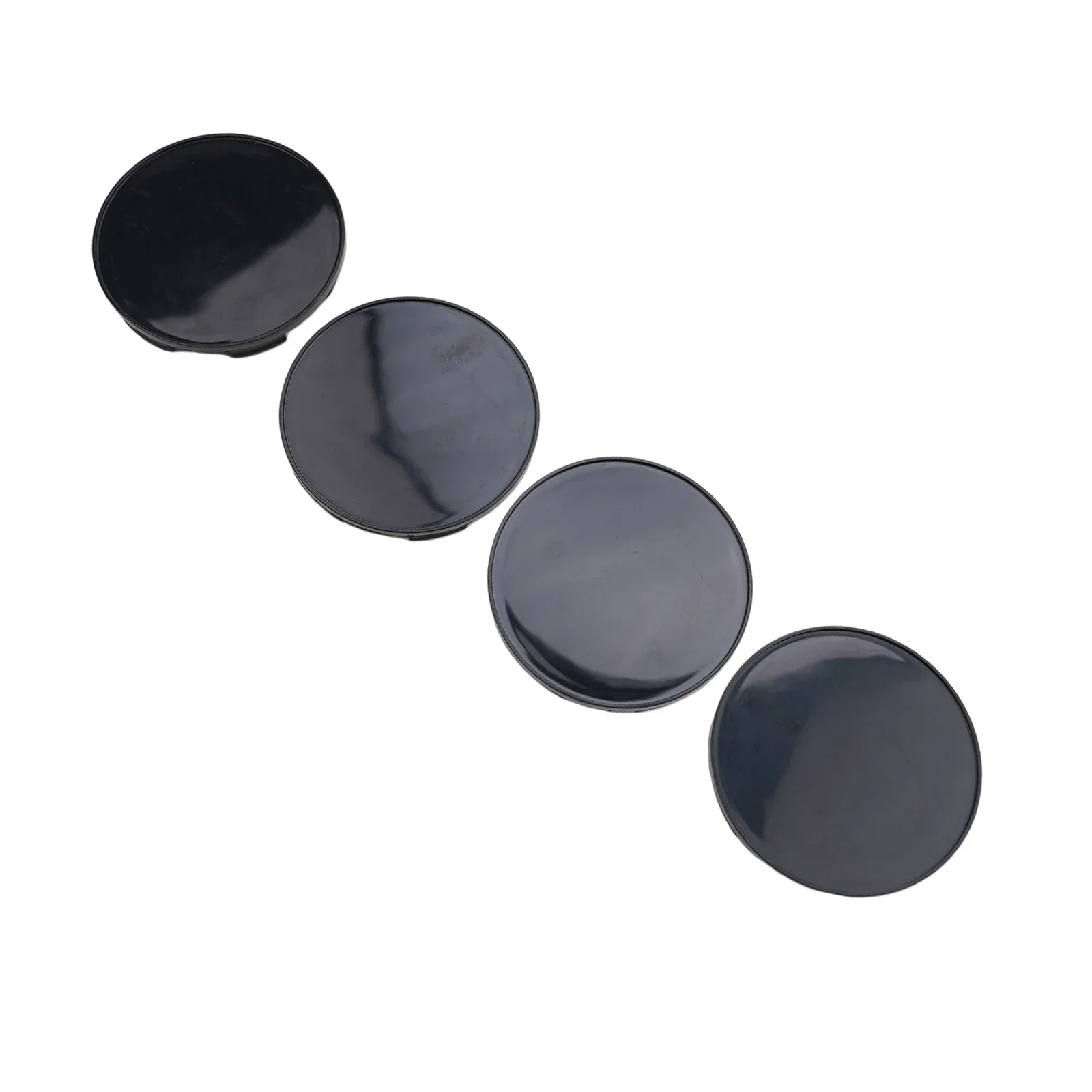 Wheel Center Cap 4PCS ABS Plastic Rim Cap In Black 64mm/70mm Diameter Perfect To Brighten Up Your Vehicle\'s Look