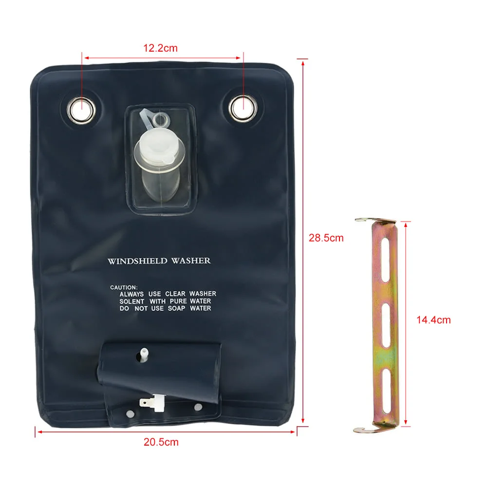 Kit de pompe de nettoyage de pare-brise de voiture 12V exclusif transfrontalier avec Kit de pompe de nettoyage de sac