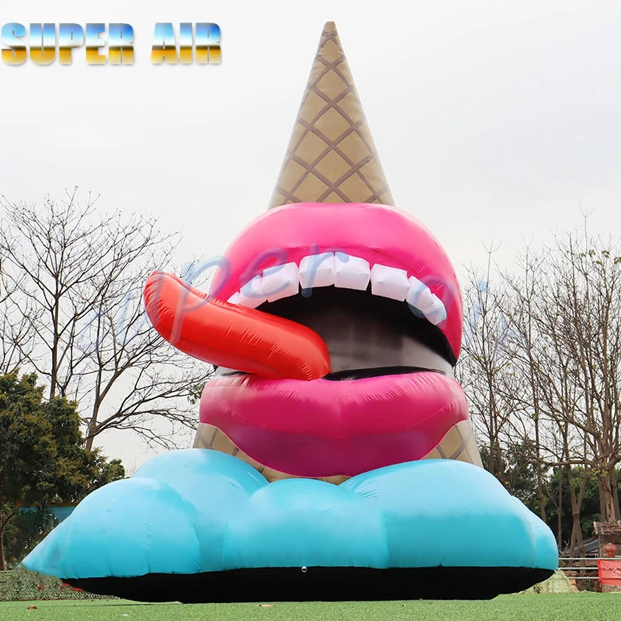 Gepersonaliseerde op maat gemaakte producten opblaasbaar ijs voor activiteit of feestdecoratie