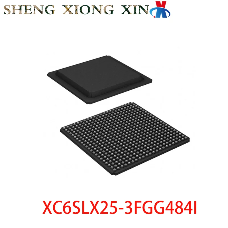 

1pcs 100% NEW XC6SLX25-3FGG484I BGA-484 Field Programmable Gate Array XC6SLX25 FGG484I Integrated Circuit