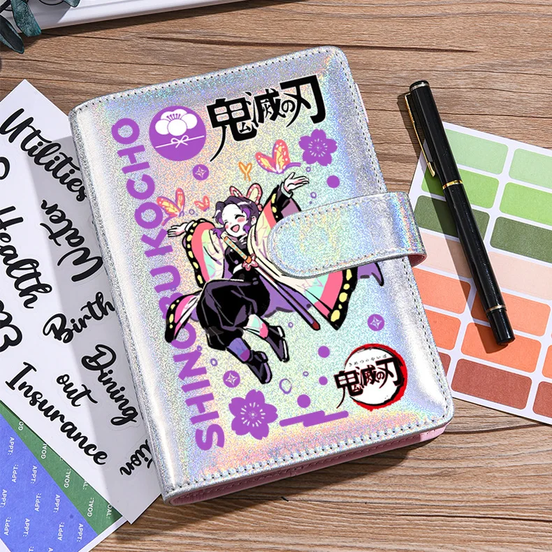 สมุดโน้ตเลเซอร์ลายดาบพิฆาตอสูร คามาโดะ เนซึโกะ ทันจิโร่ อากัตสึมะ เซ็นอิตสึ ของสะสมอนิเมะ แบบพกพา ถอดเปลี่ยนได้ แบบใบหลุด