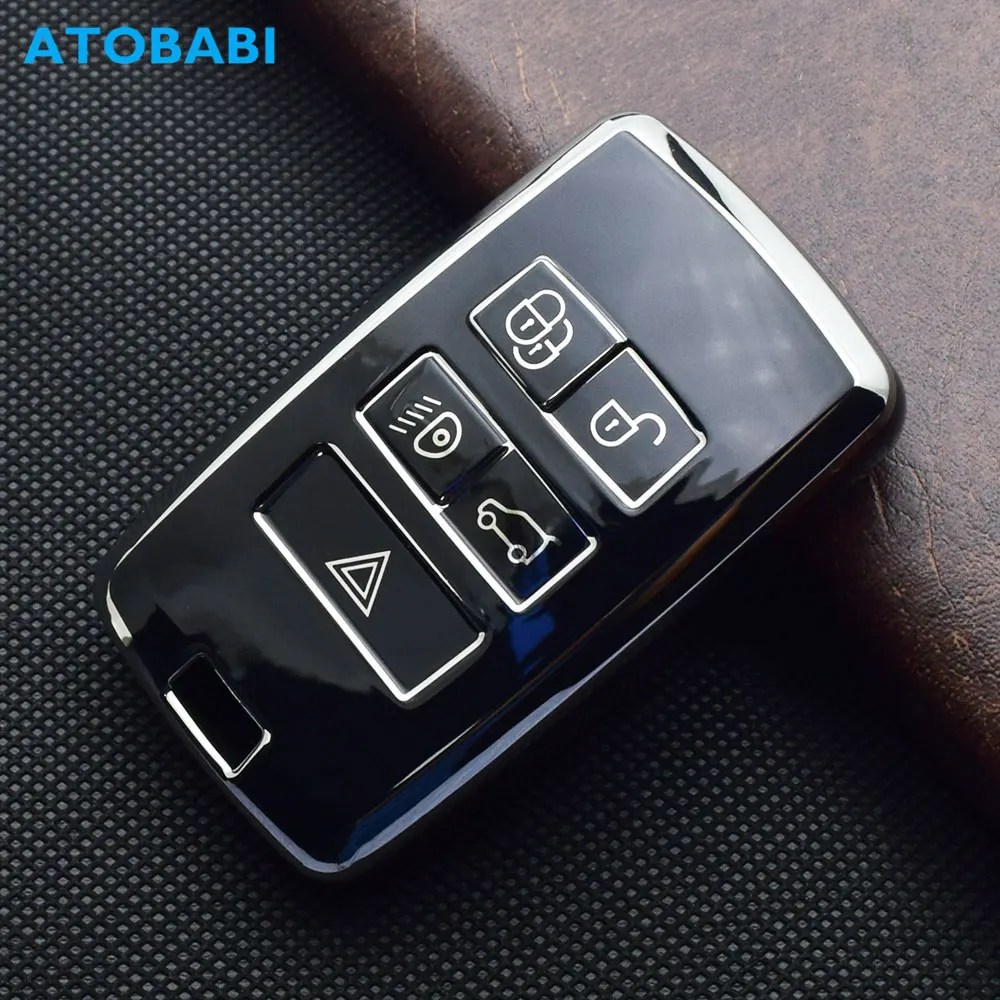 TPU Car Key Cases Remote Fobs Cover Auto Accessories For Land Rover Range Rover SV Evoque Sport Defender Discovery 2021 Jaguar F