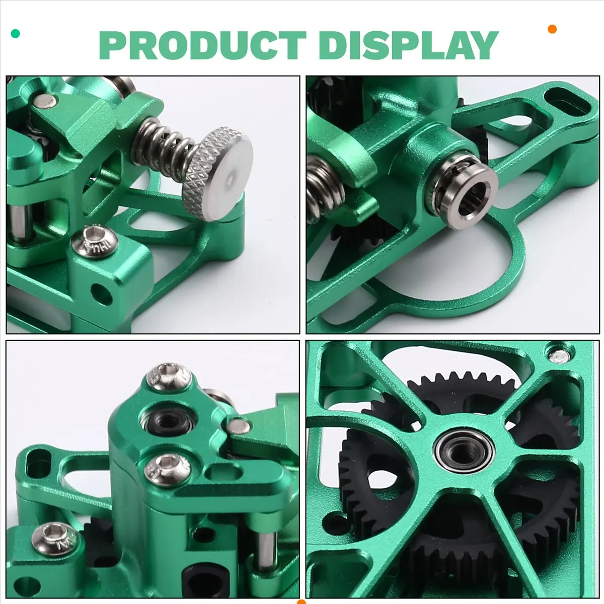 

Экструдер BOFF CNC цельнометаллический для Sherpa V3, высокотемпературный, без двигателя, для Voron CR-10 Ender Green