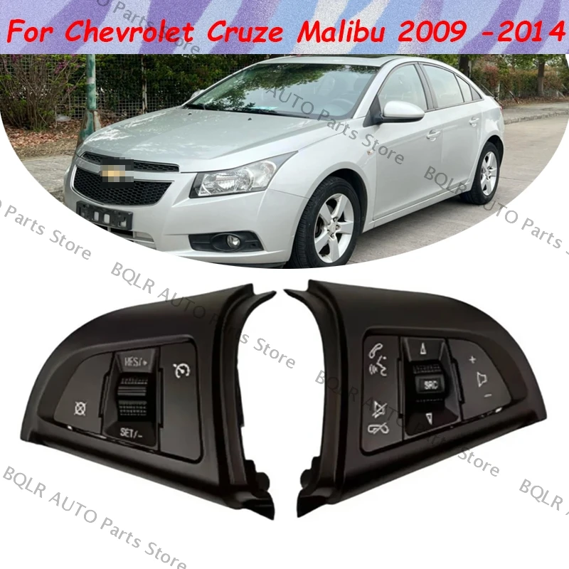 

For Chevrolet Cruze Malibu 2009-2014 Steering Wheel Buttons SwitchLeft Speed Cruise Control Switch Right Volume Control Button